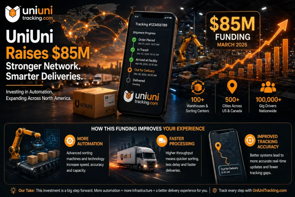 UniUni Raises 85 Million in 2026 What This Funding Means for Your Package Tracking & Deliveries